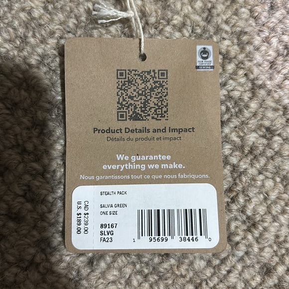 Sage Green Patagonia Stealth Pack 30L Backpack - Picture 2 of 2